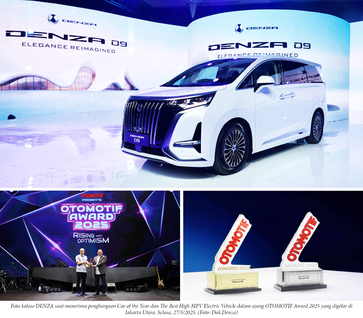 Respon Positif Masyarakat Indonesia Antarkan DENZA Raih Penghargaan Tertinggi “Car of The Year”