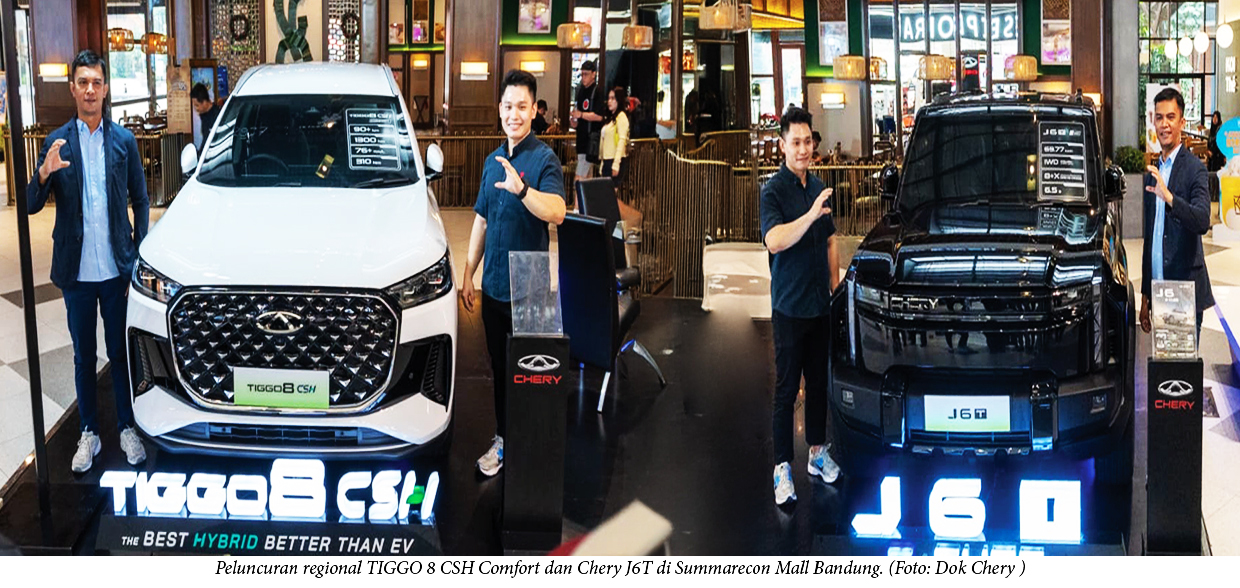 Hadir di Summarecon Mall Bandung, TIGGO 8 CSH Comfort dan J6T Menemani Resolusi dan Momen Kebersamaan Keluarga di Akhir Tahun