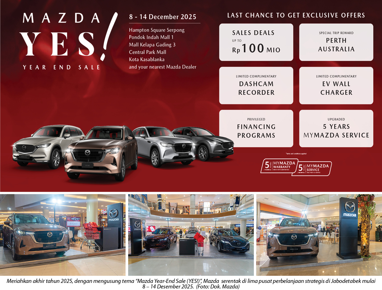 Mazda Semarakkan Akhir Tahun dengan Pameran Serentak di Lima Pusat Perbelanjaan di Jabodetabek