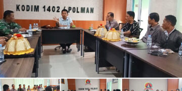 Dandim 1402/Polman Letkol Inf Ikhwan Arifin, S.Pd., Terima Audiensi Warga Bulo, TMMD ke-127 Segera Digelar