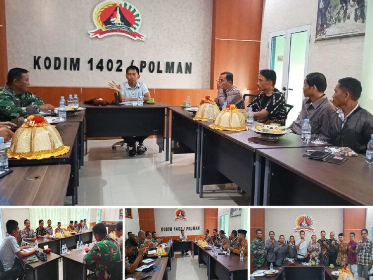 Dandim 1402/Polman Letkol Inf Ikhwan Arifin, S.Pd., Terima Audiensi Warga Bulo, TMMD ke-127 Segera Digelar