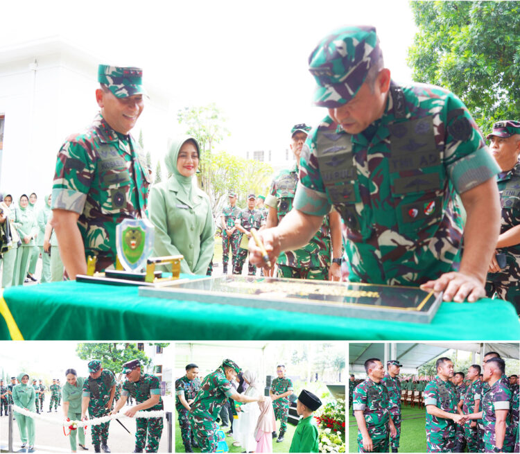 Kasad Resmikan Taman Merdeka serta Beri Pengarahan kepada Prajurit dan PNS Kodam III/Slw