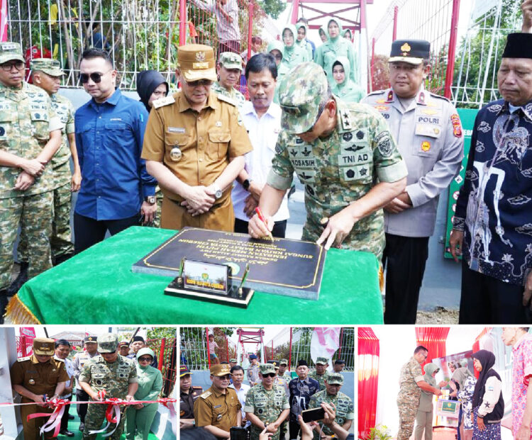 Pangdam III/Siliwangi Mayjen TNI Kosasih Resmikan Jembatan Perintis Garuda III di Kota Cirebon