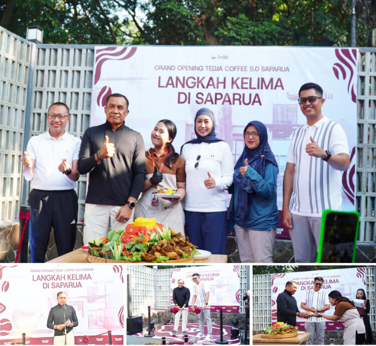 Dukung Komunitas Positif, Dankodiklatad Hadir di Grand Opening Tedja Coffee