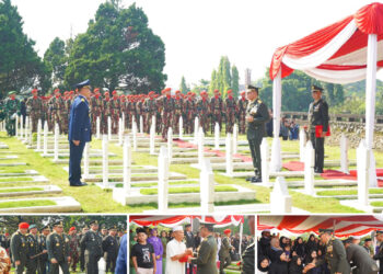 Perasaan Haru Iringi Pemakaman Mayor Zulmi, Prajurit Berprestasi TNI yang Gugur dalam Misi Perdamaian