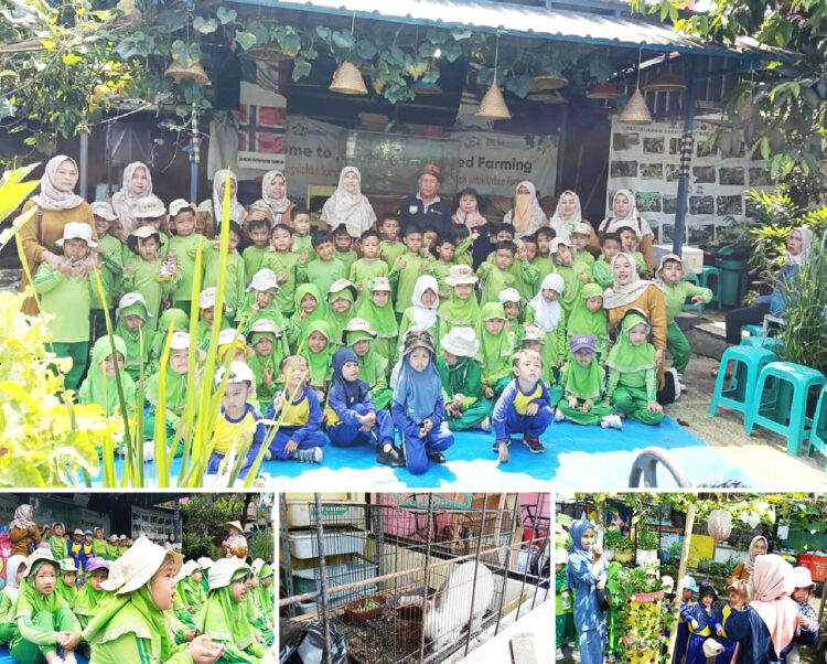 Bukan Sekadar Tamasya, Siswa RA Al Barokah Belajar Lingkungan di Jasmine Integrated Farming