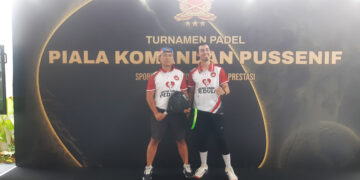 Artha Graha Peduli Dukung Tim Padel Jurnalis Bela Negara Berlaga di Turnamen Padel Piala Danpussenif