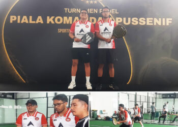 Turnamen Padel Piala Komandan Pussenif, Jurnalis Bela Negara Terjunkan Tiga Tim