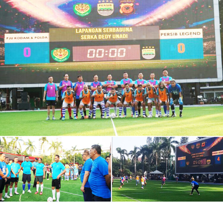 Kodam III/Siliwangi dan Polda Jabar Pererat Sinergitas Bersama Persib Legend melalui Mini Soccer dan Nobar Piala Dunia 2026