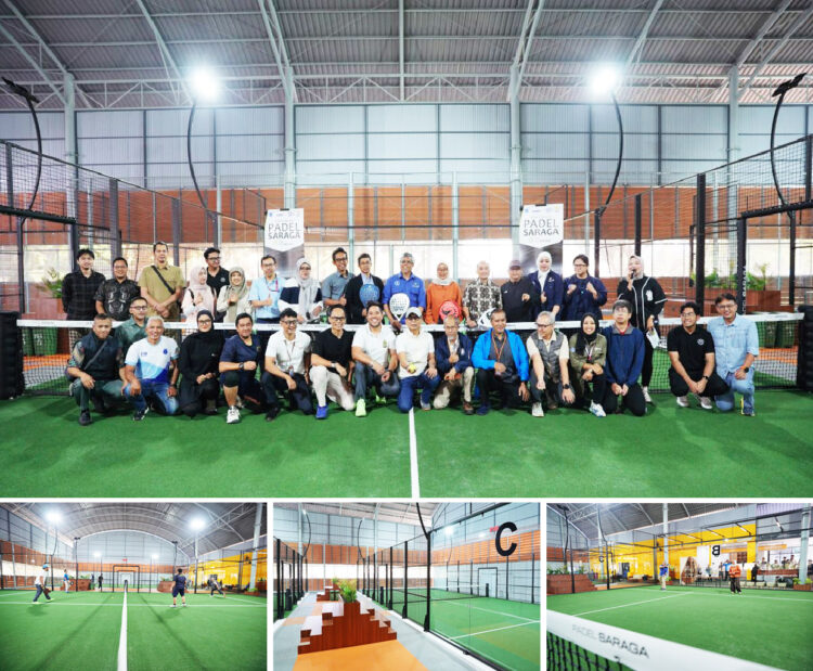 ITB Resmikan Fasilitas Lapangan Padel Saraga: Tiga Lapangan Indoor Terbuka untuk Publik