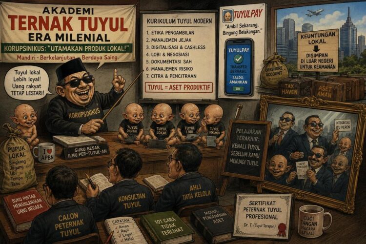 Cara Praktis dan Berdaya Guna “Ternak Tuyul” Era Milenial, Korupsinikus: “Utamakan Produk Lokal, Dong!”