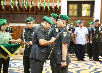 Sertijab Dandim 0618/Kota Bandung Berlangsung Khidmat, Pangdam Siliwangi Soroti Penguatan Sinergi