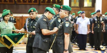 Sertijab Dandim 0618/Kota Bandung Berlangsung Khidmat, Pangdam Siliwangi Soroti Penguatan Sinergi