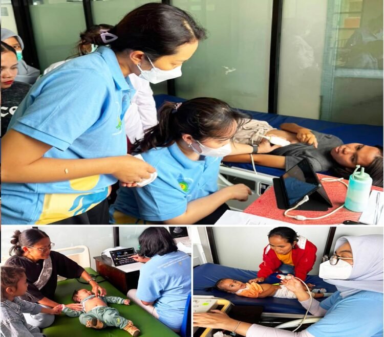 UKK Kardiologi IDAI Bersama IDAI Cabang NTT Gelar Pemeriksaan Ekokardiografi Anak Secara Gratis di Waikabubak, Sumba Barat