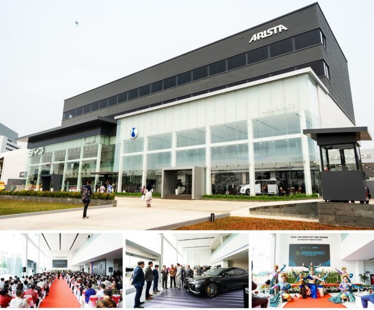 Arista Group Resmi Buka Diler BYD & DANZA di 20 Titik Strategis, Berdiri Megah Arista PIK 2 Menjadi yang Terbesar